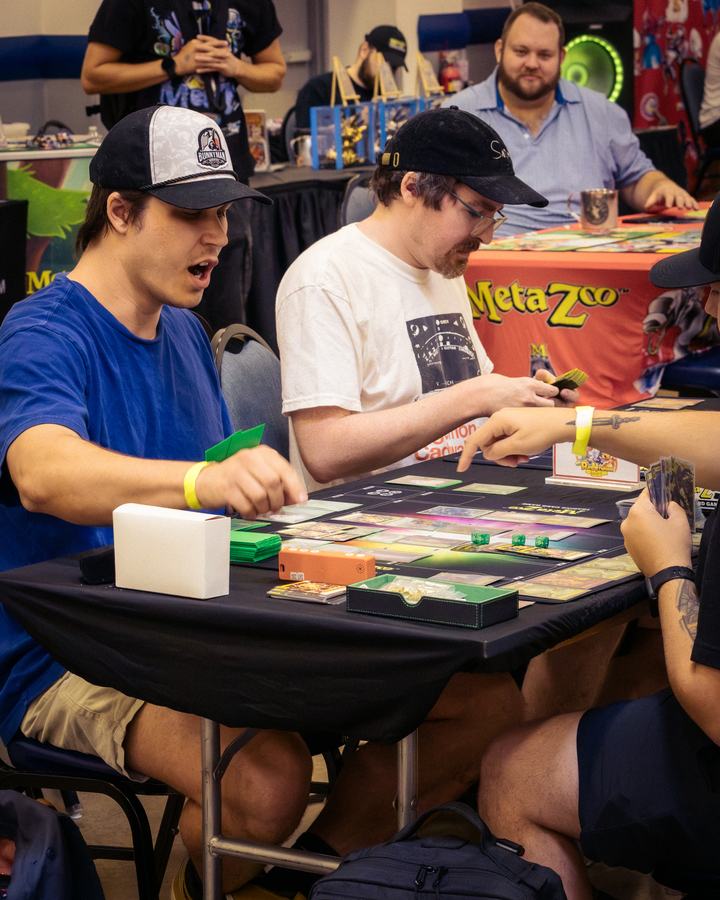A reaction across the table