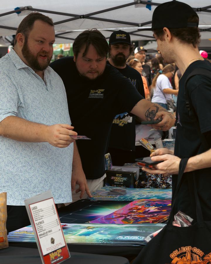 Trading across the booth table